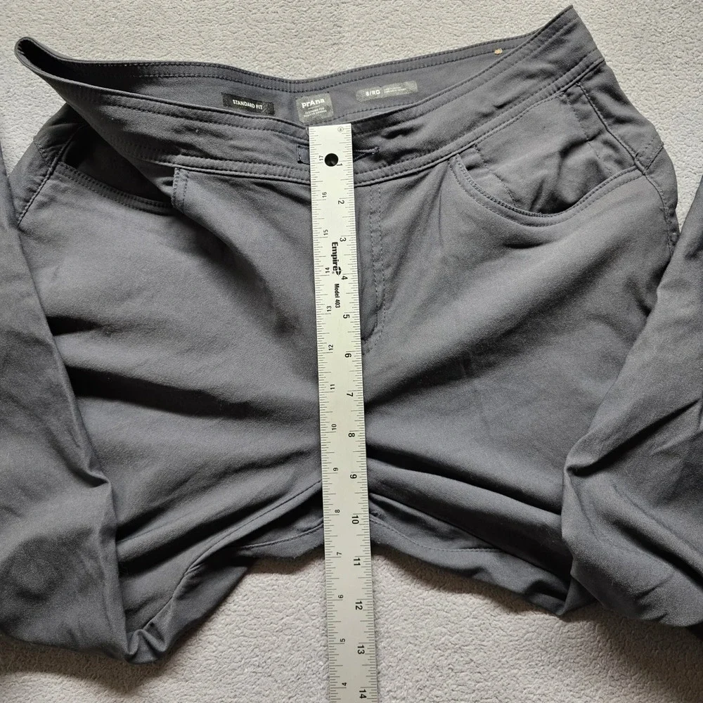 prAna Halle Jogger II Pants Womens 8 Charcoal Grey Hiking Outdoor 1971051